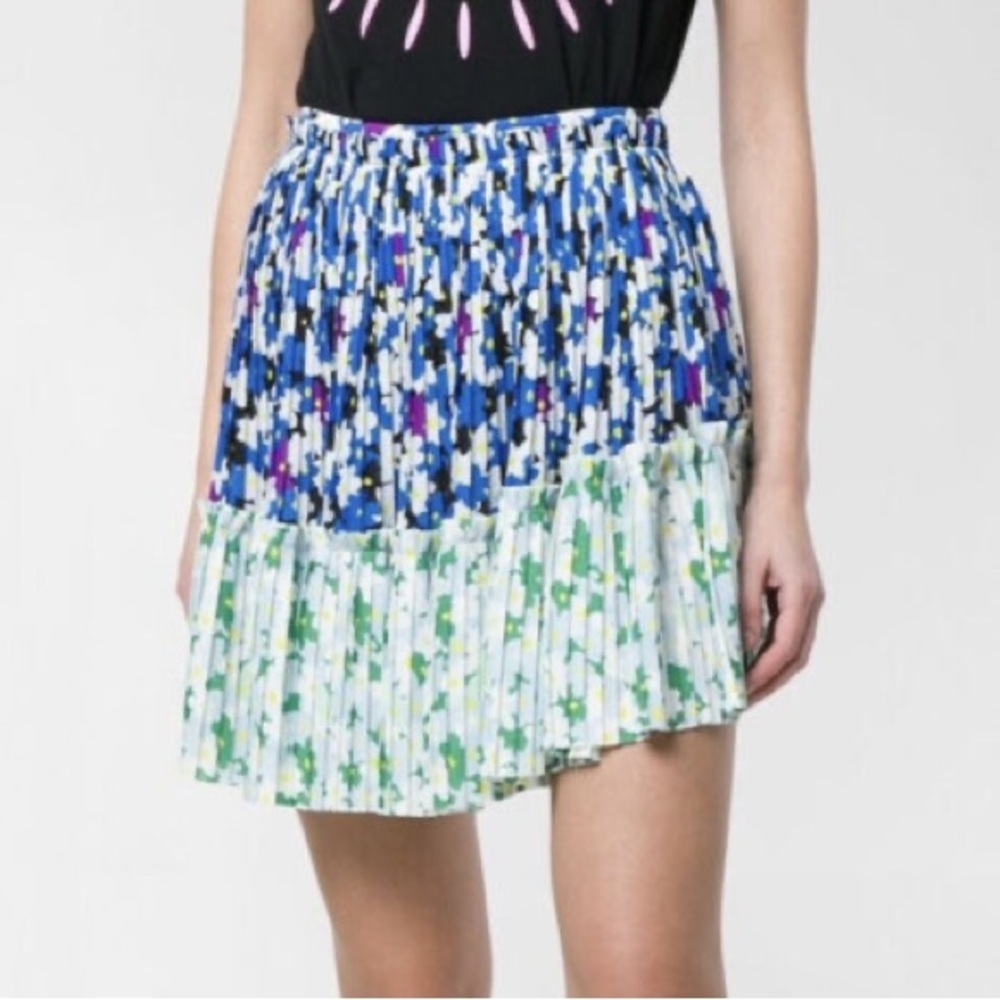 Kenzo floral mini pleated skirt